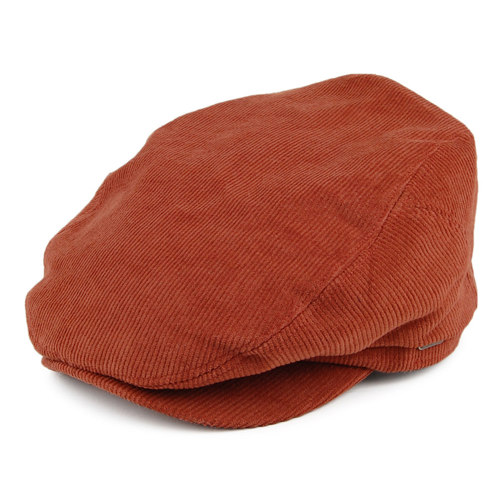 Barts Hats Ixia Corduroy Flat Cap - Rust