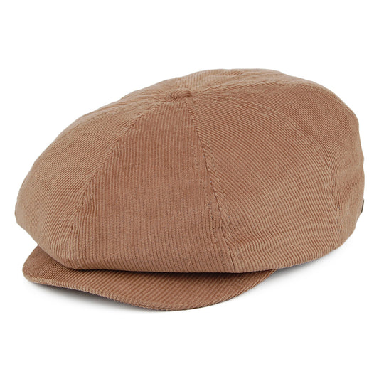 Brixton Hats Brood Corduroy Newsboy Cap - Brown