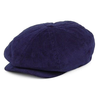 Brixton Hats Brood Corduroy Newsboy Cap XIX - Blue