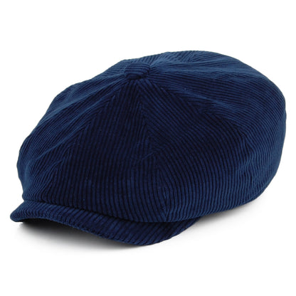 Stetson Hats Hatteras Corduroy Newsboy Cap - Blue