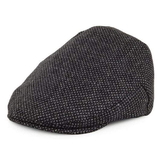 Christys Hats The Jude Reflective Tweed Flat Cap - Grey