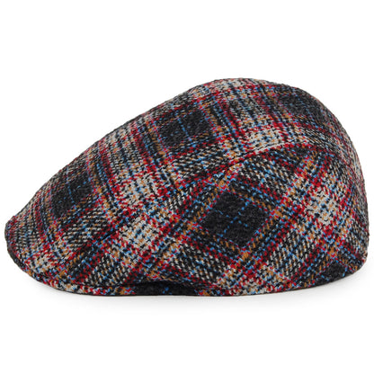 Crambes Hats Delme Plaid Ascot Flat Cap - Multi-Coloured