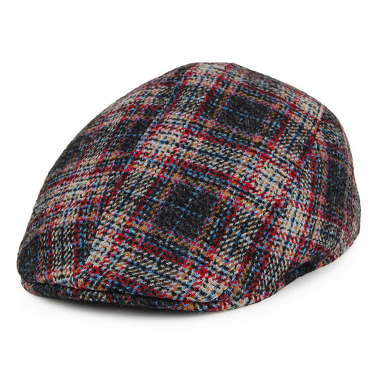 Crambes Hats Delme Plaid Ascot Flat Cap - Multi-Coloured