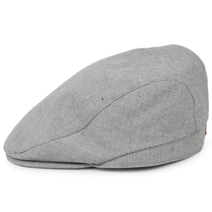 Barbour Hats Hetton Flat Cap - Light Grey