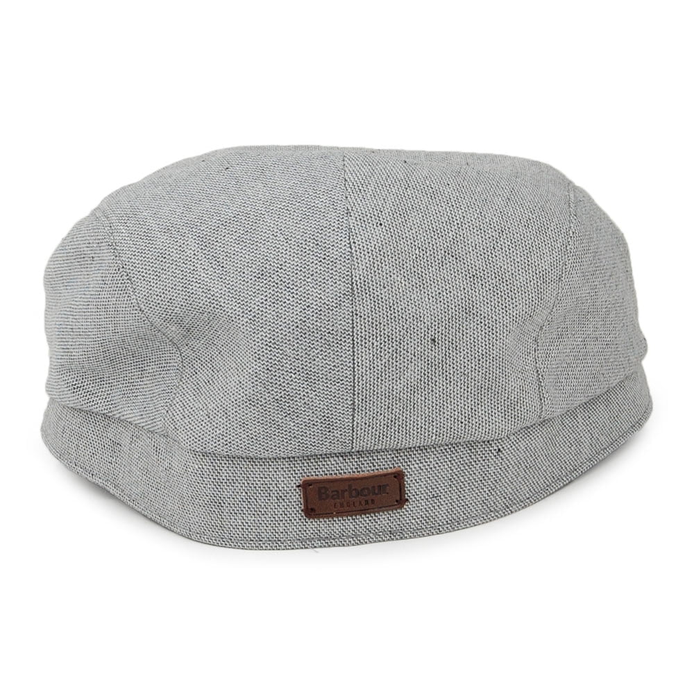 Barbour Hats Hetton Flat Cap - Light Grey