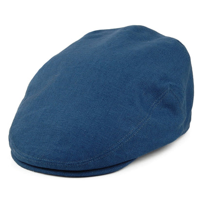 Failsworth Hats Irish Linen Flat Cap - Denim