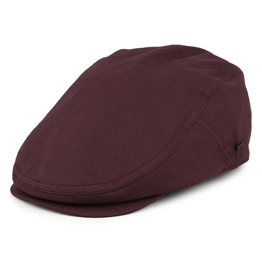 Bailey Hats Fergus Flat Cap - Burgundy