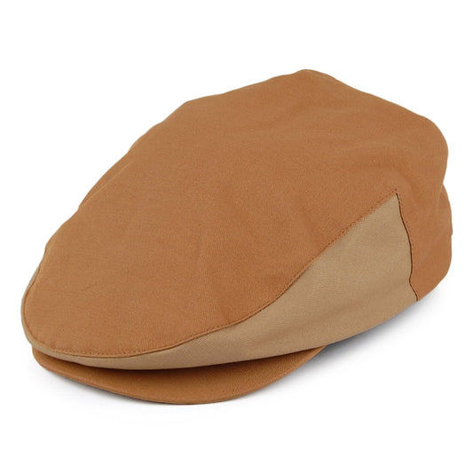 Brixton Hats Hooligan Two Tone Cotton Flat Cap - Camel