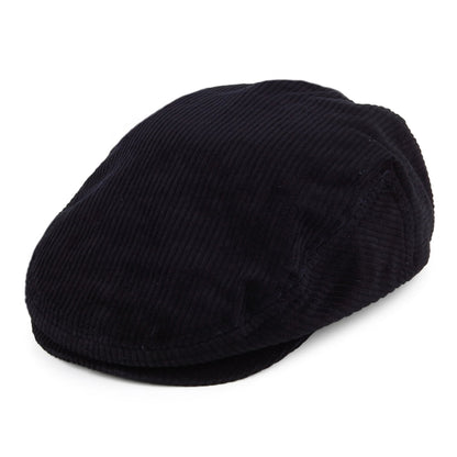 Brixton Hats Hooligan Corduroy Lightweight Flat Cap - Washed Navy