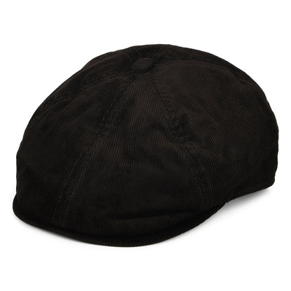 Barbour Hats Nelson Cotton Corduroy Newsboy Cap - Dark Olive