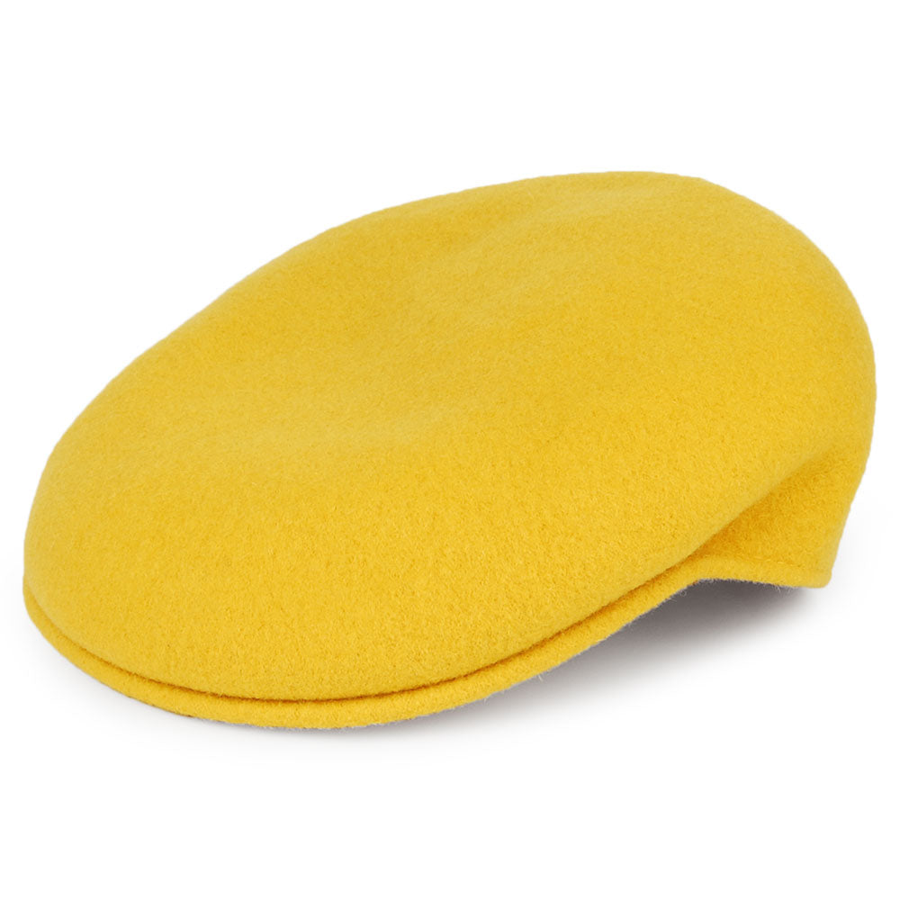 Kangol 504 Wool Flat Cap - Yellow