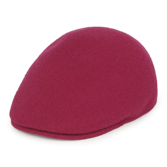 Kangol Seamless Wool 507 Flat Cap - Wine