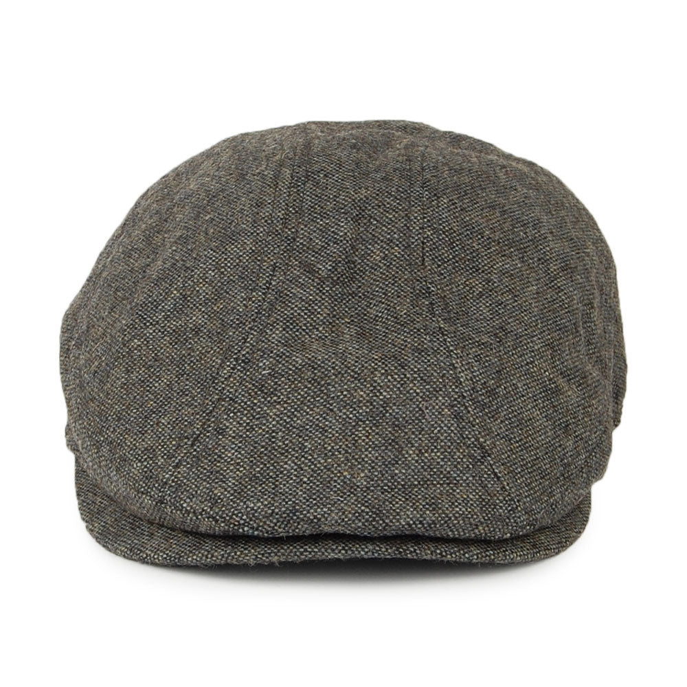 Seeberger Hats Flat Cap with Earflaps - Grey