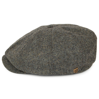 Brixton Hats Brood Tweed Newsboy Cap - Blue-Grey