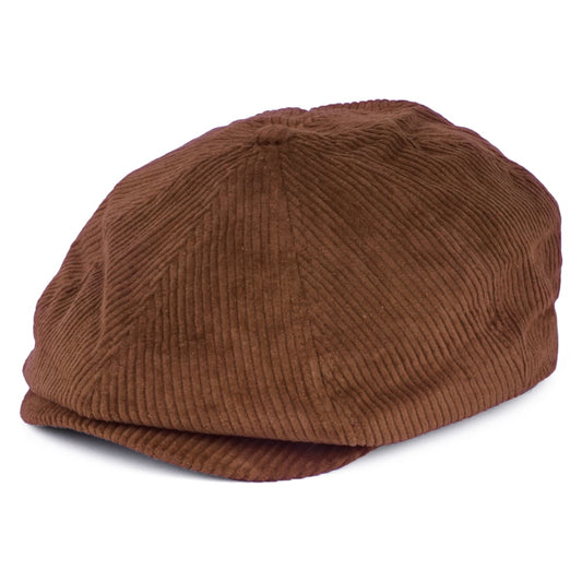 Brixton Hats Brood Corduroy Newsboy Cap - Amber