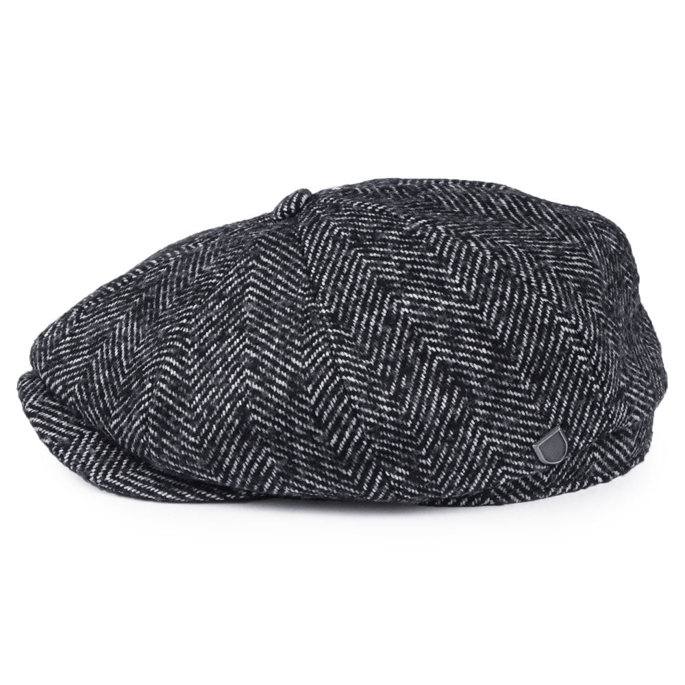 Brixton Hats Brood Baggy Newsboy Cap - Black-White