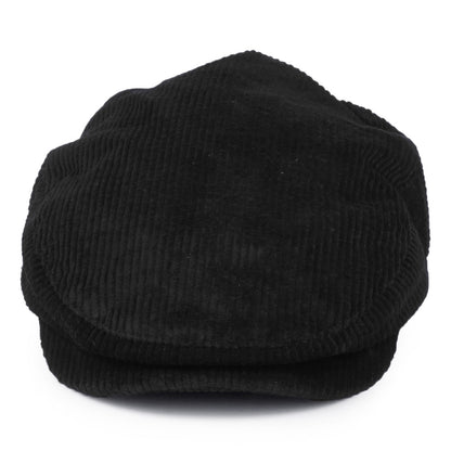 Brixton Hats Hooligan Corduroy Flat Cap - Black