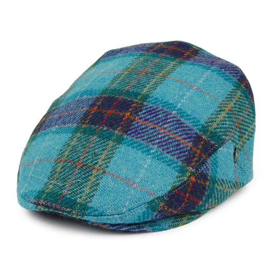 City Sport HARRIS TWEED Hawkins Flat Cap - Blue-Purple