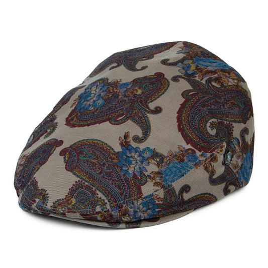 City Sport Paisley Flat Cap - Tan
