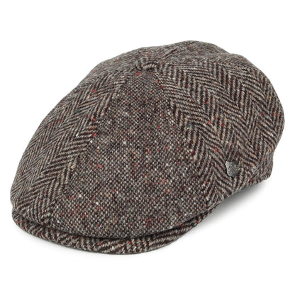 Failsworth Wexford Donegal Tweed Newsboy Cap - Grey