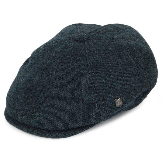 Failsworth Hats Hudson Merino Lambswool Newsboy Cap - Petrol