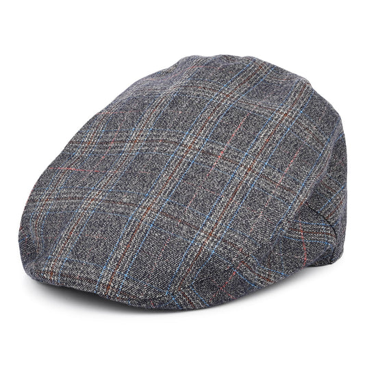 Barbour Hats Ashford Check Flat Cap - Blue