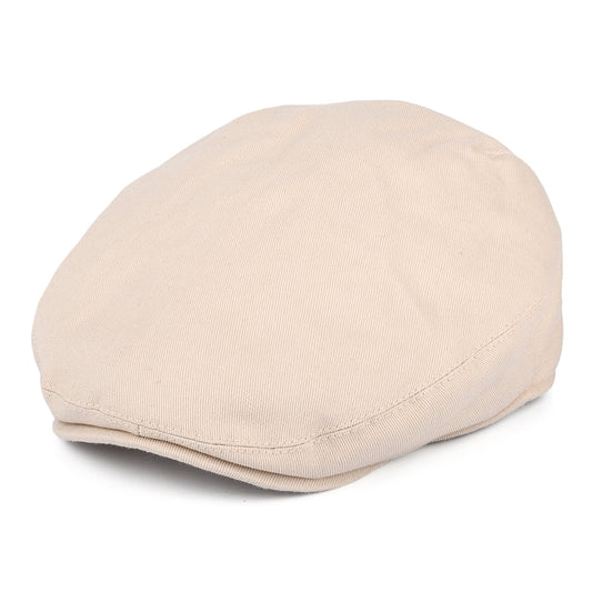 Kangol Washed Flat Cap - Khaki