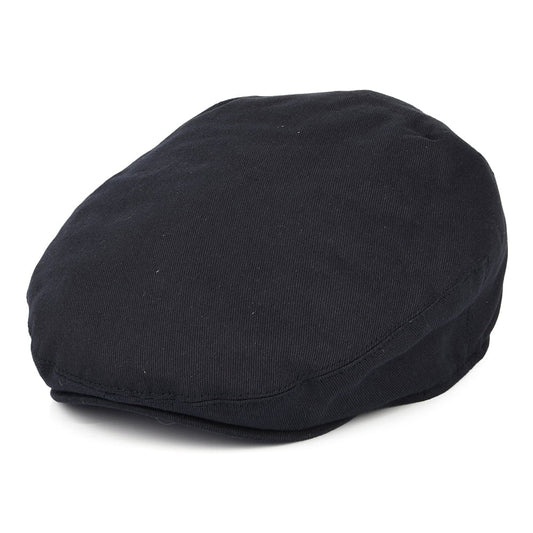 Kangol Washed Flat Cap - Navy Blue