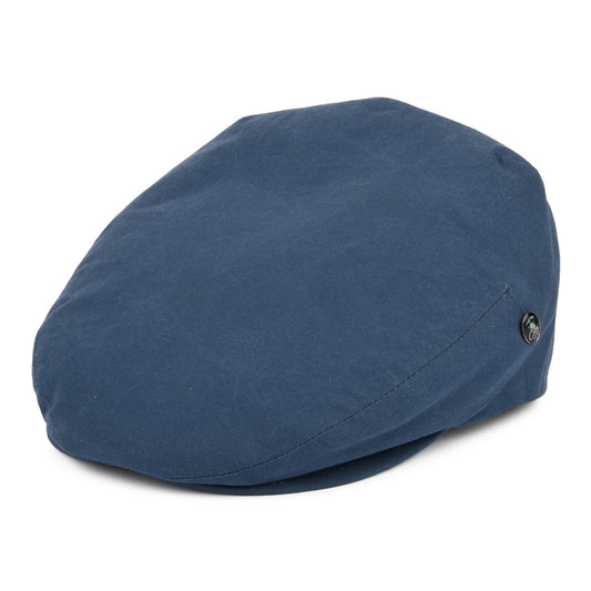 City Sport Washed Cotton Flat Cap - Blue
