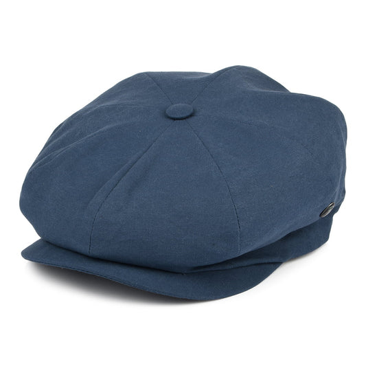 City Sport Washed Cotton Newsboy Cap - Blue