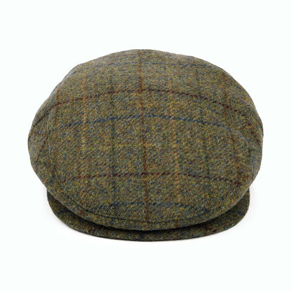 Barbour Hats Cairn Waterproof Wool Flat Cap - Olive