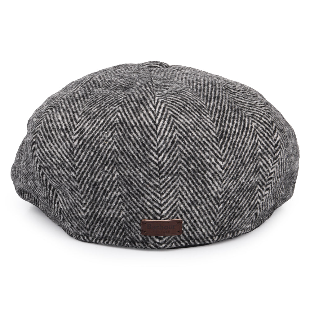 Barbour Hats Lomond Herringbone Newsboy Cap - Grey