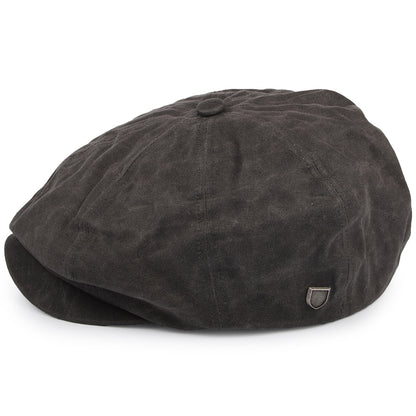 Brixton Hats Brood Oilcloth Newsboy Cap - Grey