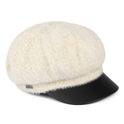 Betmar Hats Fabienne Baker Boy Cap - Winter White