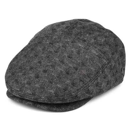 Bailey Hats Becker Wool Blend Flat Cap - Black