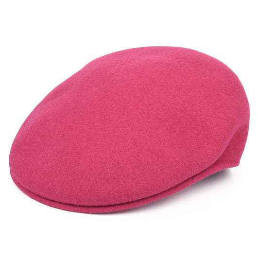 Kangol 504 Wool Flat Cap - Hot Pink