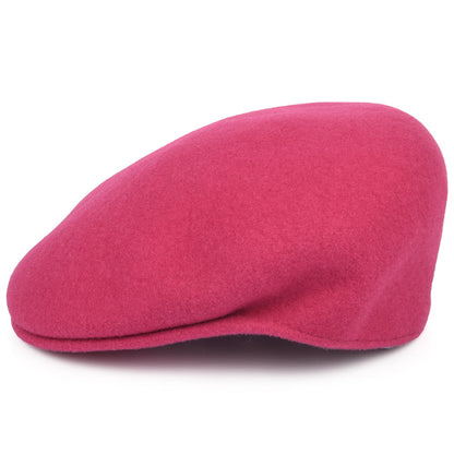 Kangol 504 Wool Flat Cap - Hot Pink