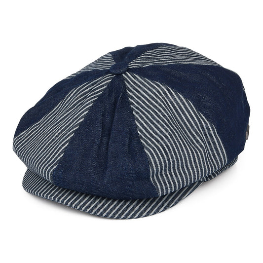 Brixton Hats Brood Baggy Newsboy Cap - Denim