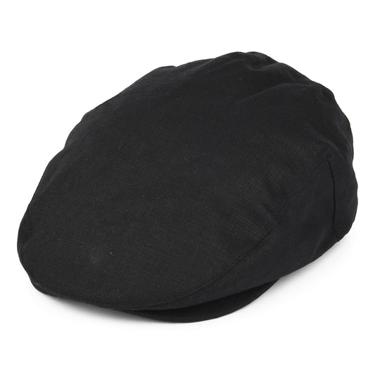 Brixton Hats Hooligan X Hemp Flat Cap - Black