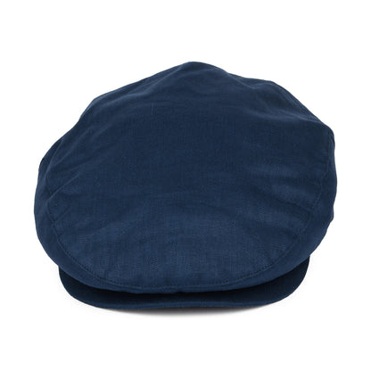 Brixton Hats Hooligan X Hemp Flat Cap - Ink Blue