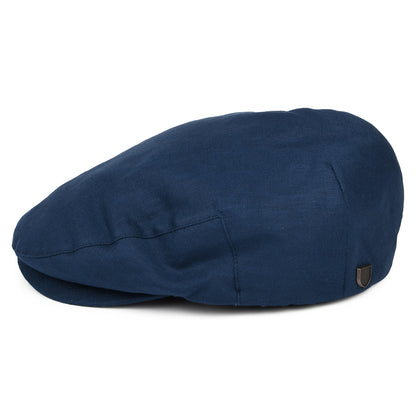 Brixton Hats Hooligan X Hemp Flat Cap - Ink Blue