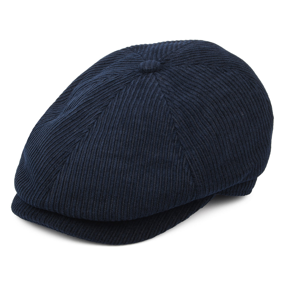 Barbour Hats Thorns Corduroy Newsboy Cap - Navy Blue – Village Hats