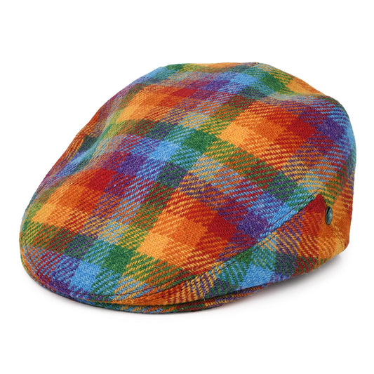 City Sport HARRIS TWEED Pride Flat Cap - Rainbow
