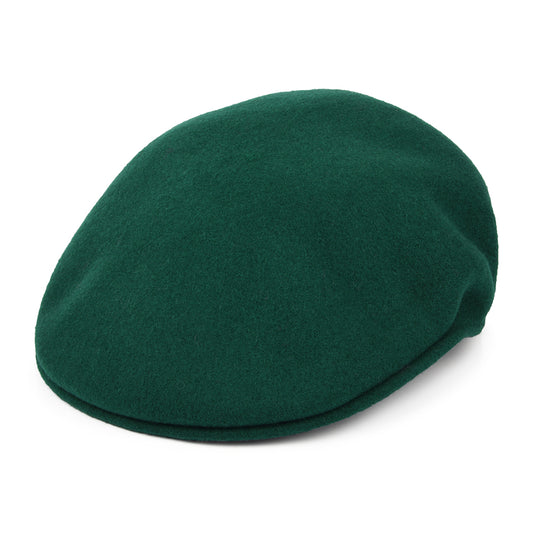 Kangol 504 Wool Flat Cap - Pine Green
