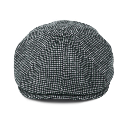 Bailey Hats Finnegan Houndstooth Wool Blend Newsboy Cap - Black-Multi