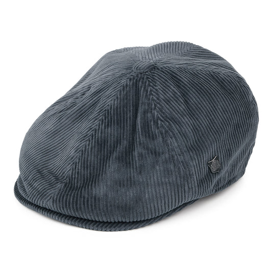 Failsworth Hats Hudson Corduroy Newsboy Cap - Slate