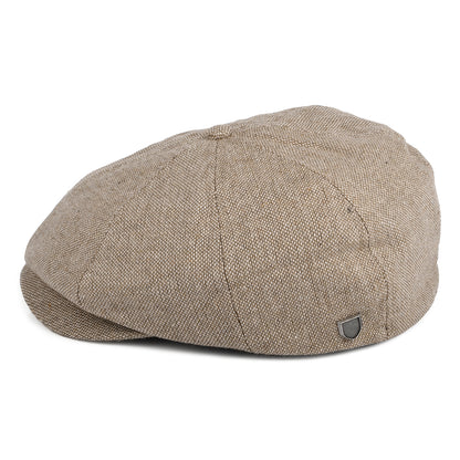Brixton Hats Brood Marled Newsboy Cap - Sand