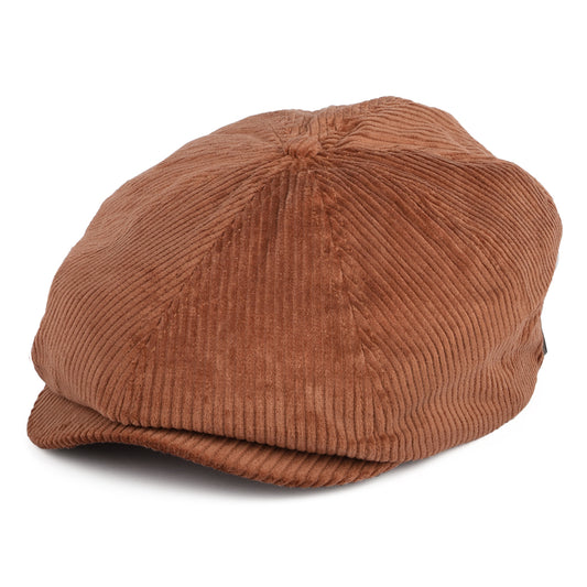 Brixton Hats Brood Corduroy Newsboy Cap - Caramel