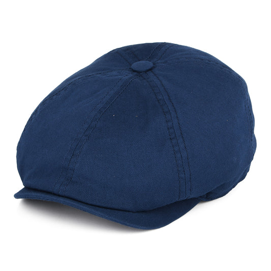 Stetson Hats Cotton Twill Newsboy Cap - Navy Blue