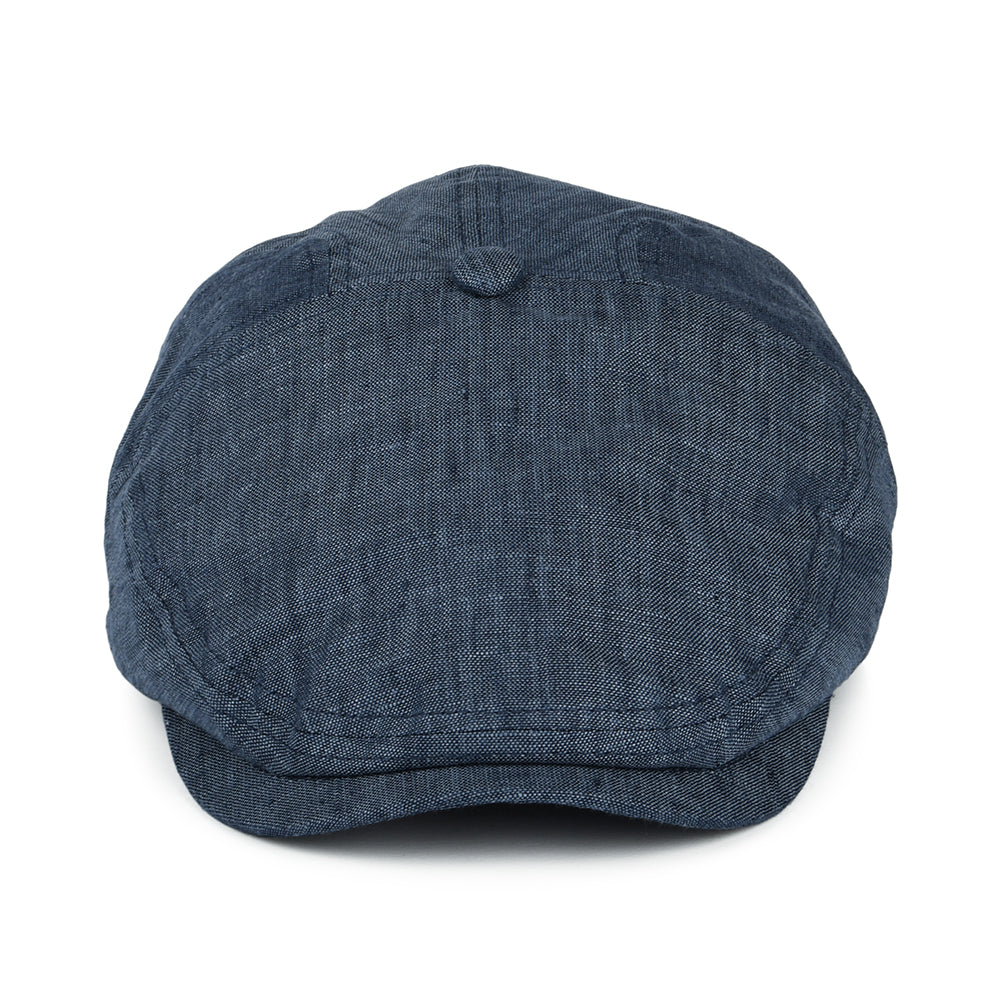 Goorin Will Kimmel Linen Flat Cap - Navy Blue